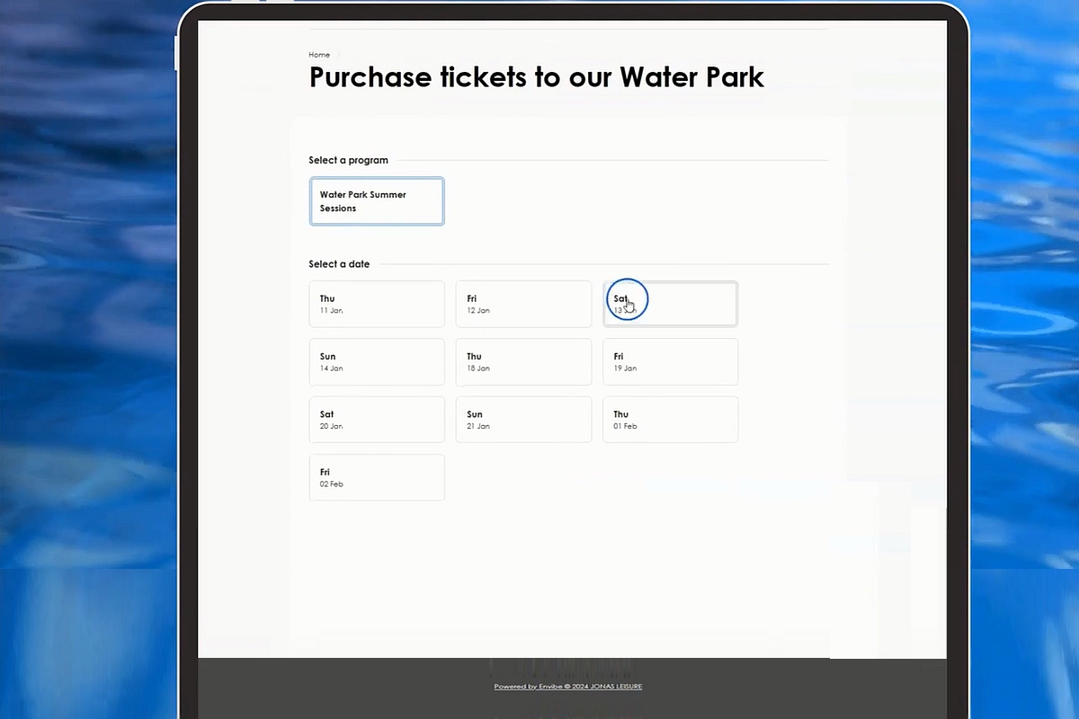Envibe Ticketing Module – just the ticket to manage leisure-industry events